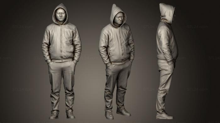 Figurines of people (Human3, STKH_0106) 3D models for cnc